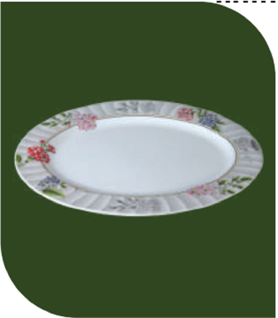 16" Decorator Dish Tulip Brand: Italiano