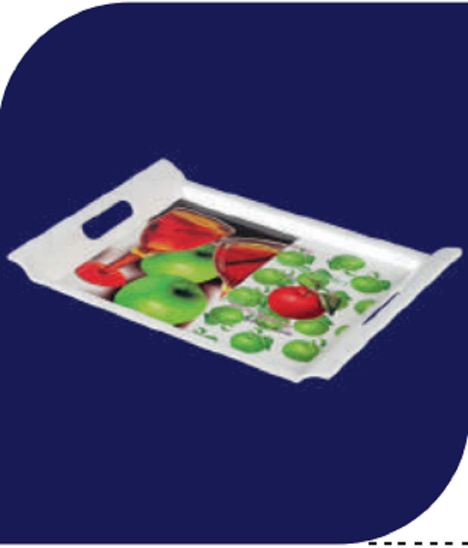 Autumn Apple 16" Rtg Handle Tray Brand: Italiano