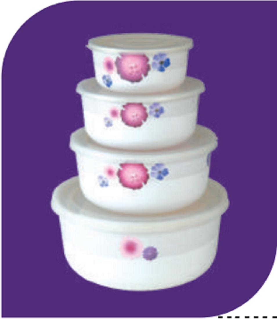 Lilac 4 Pcs Bowl Set Brand: Italiano