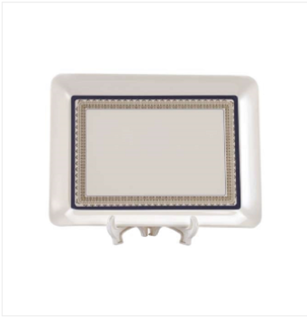 Italiano 18" Rtg Handle Tray-Violet Brand: Italiano