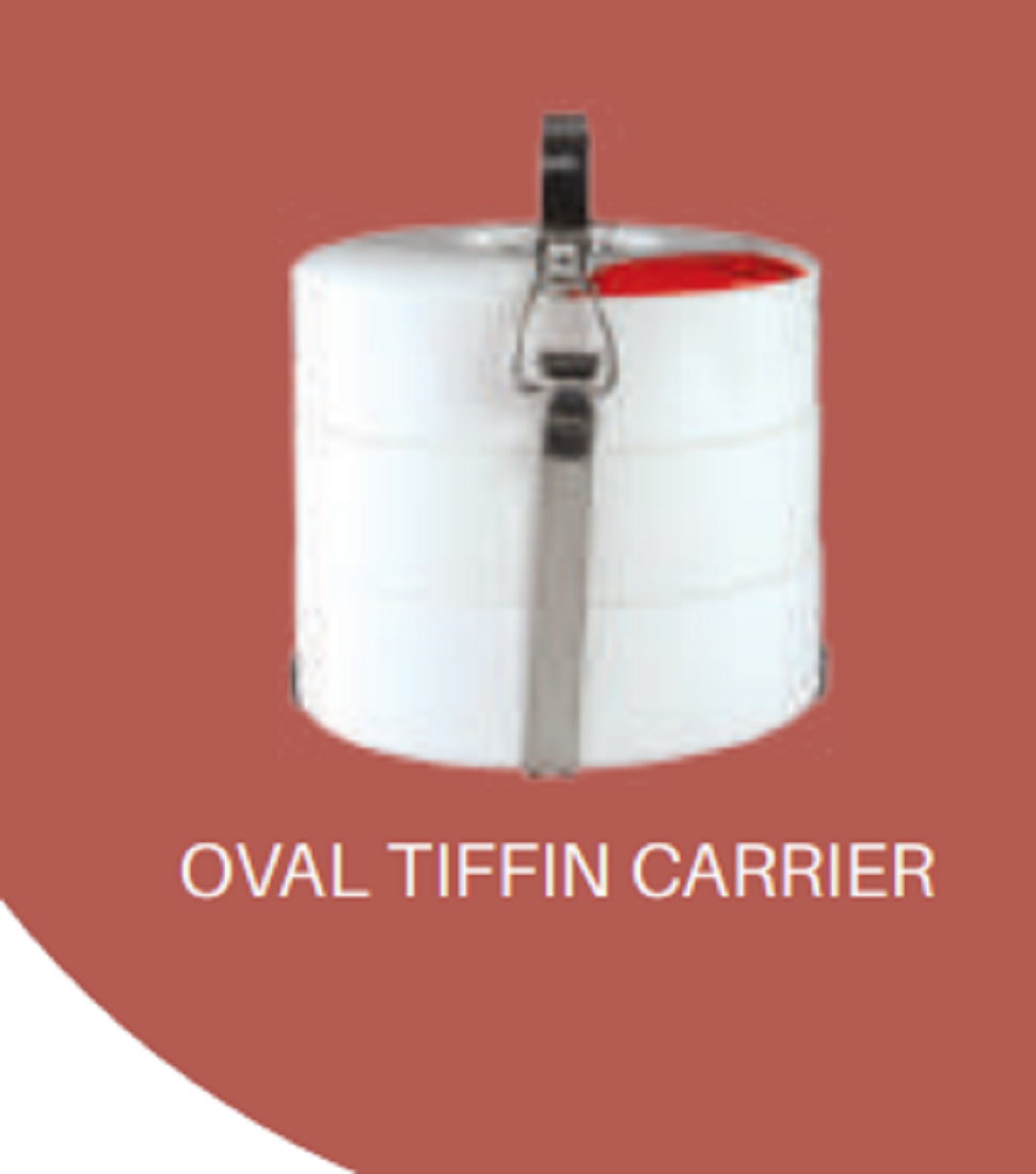 Oval Tiffin Carrier-3 Bati Brand : Italiano