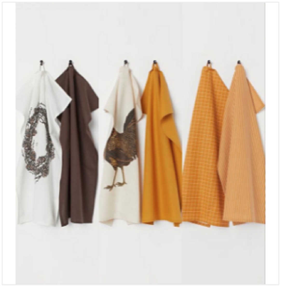 Assorted Dish Towel 18"X28" 6pcs