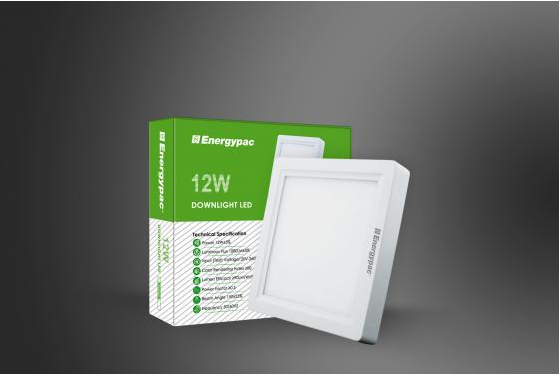 LED SLIM DOWN LIGHT-12W SURFACE SQUARE