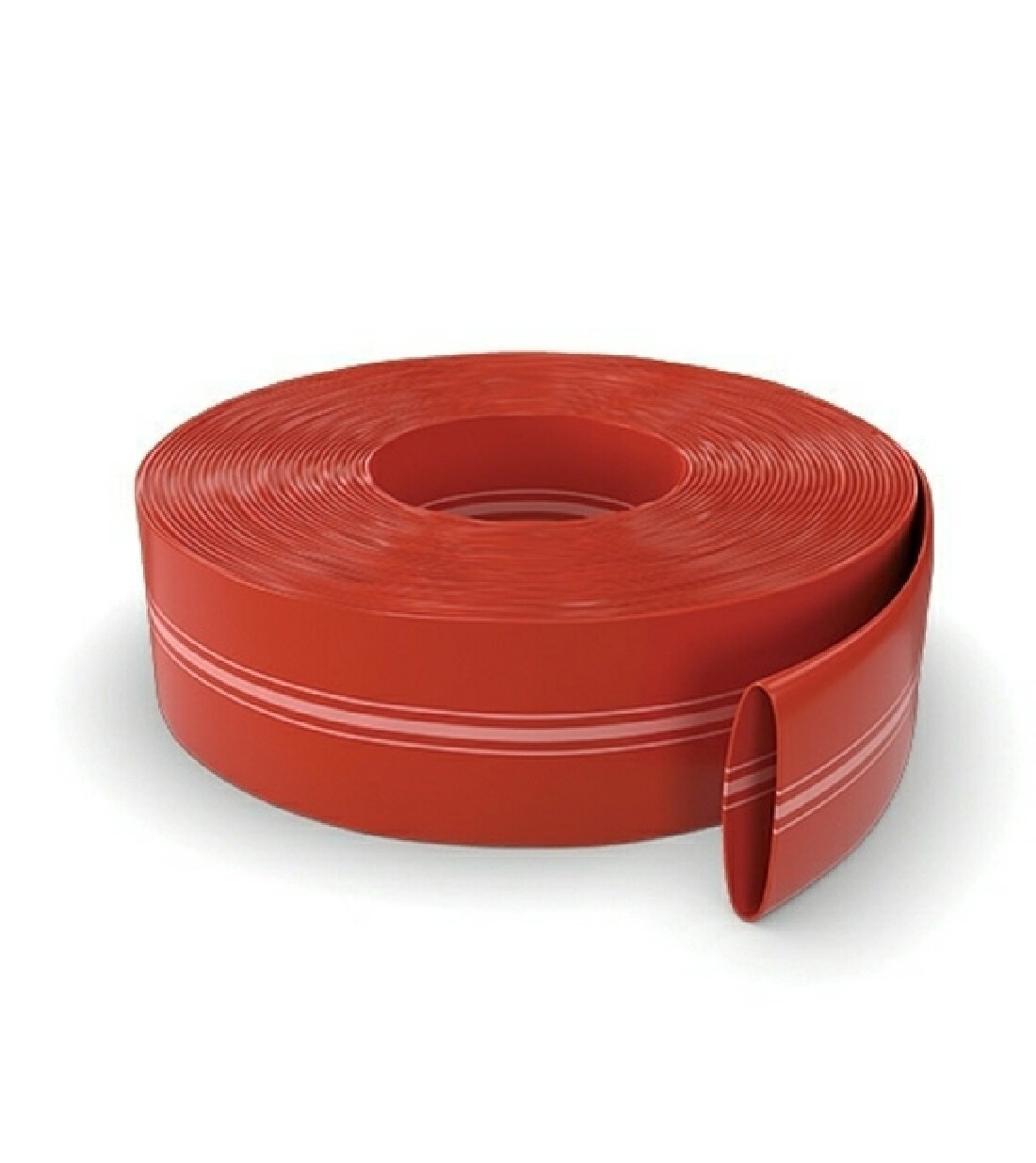 RFL PE Irrigation Rubber  Hose Pipe 4" Per Feet Red