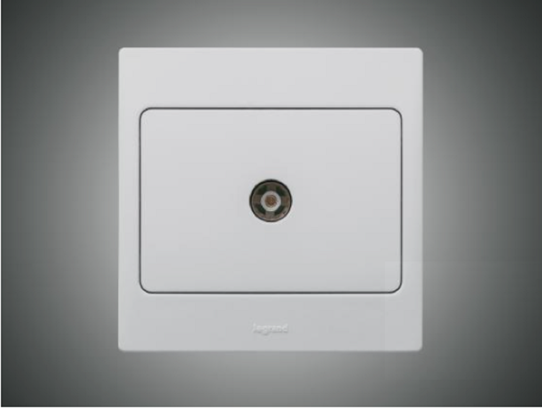 TV Socket Mallia Silver (283151)