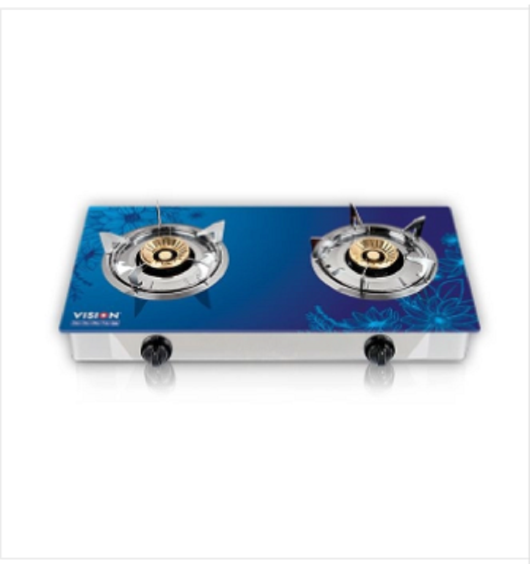 VISION LPG Double Glass Gas Stove Sky 3D