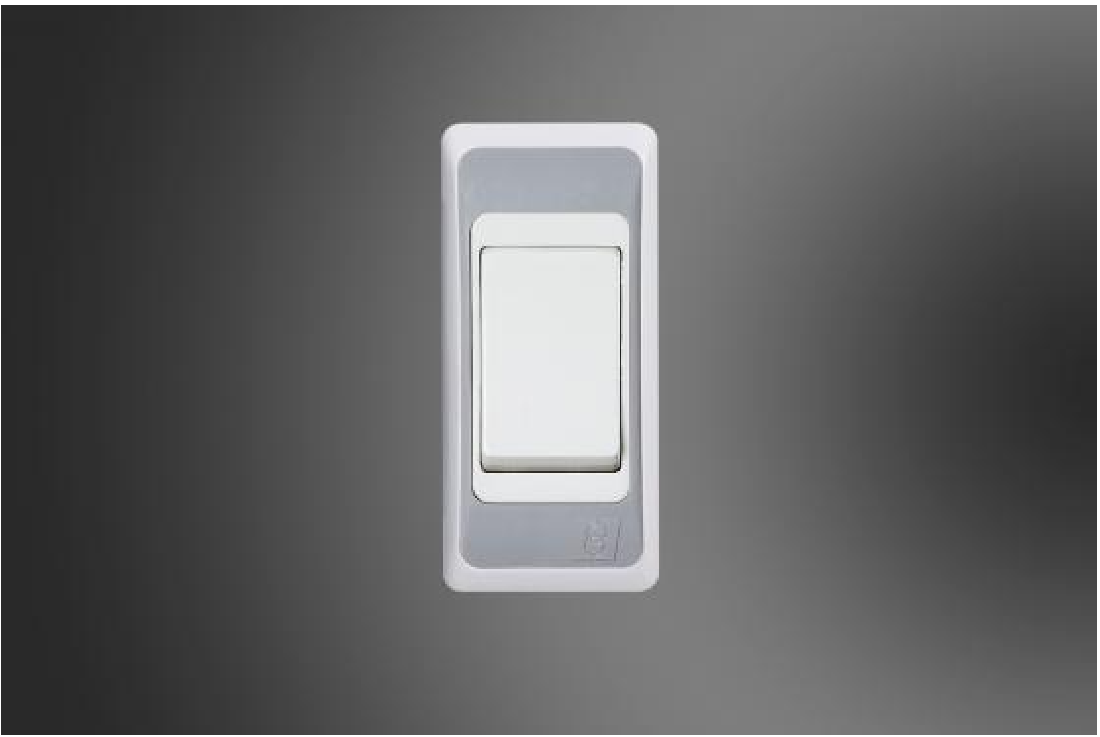 1 way switch (Piano Silver)
