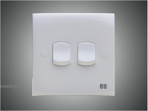 2 Gang 1 Way Switch-EG (E41021)