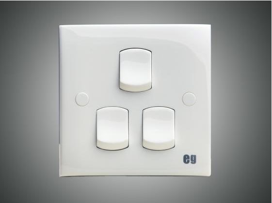 3 Gang 1 Way Switch-EG (E41031)