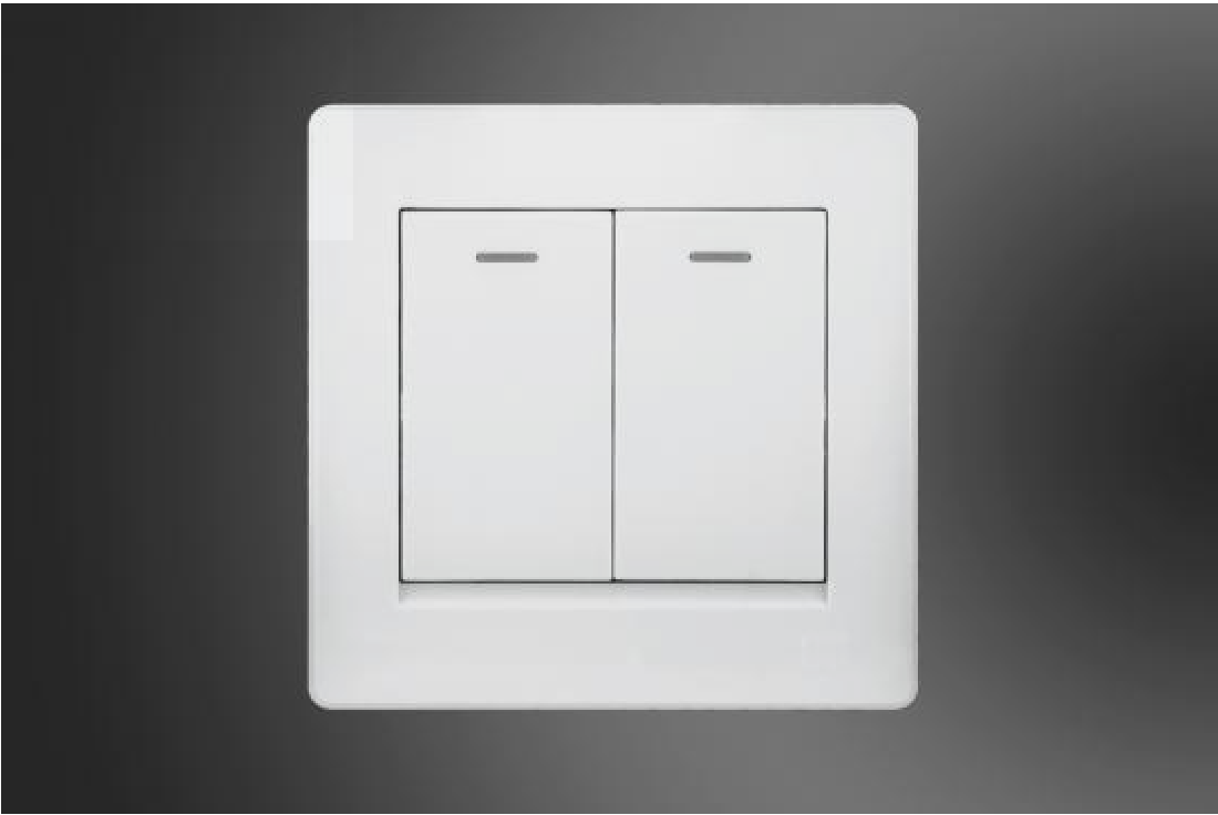 2 Gang 2 Way Switch-White (MGS2004/W)