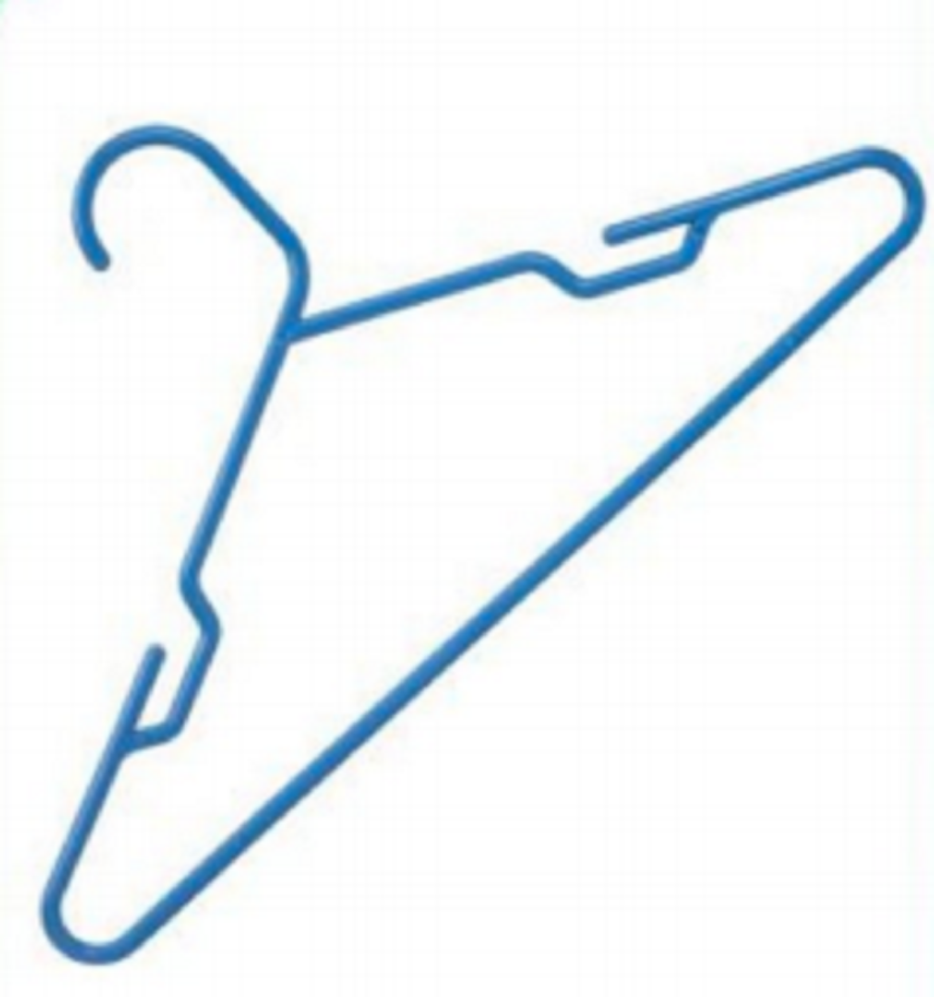 Shirt Hanger-42cm Red -TEL