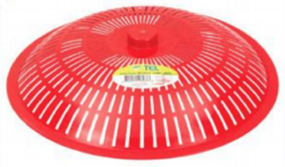 Dish Cover Big Blue-TEL