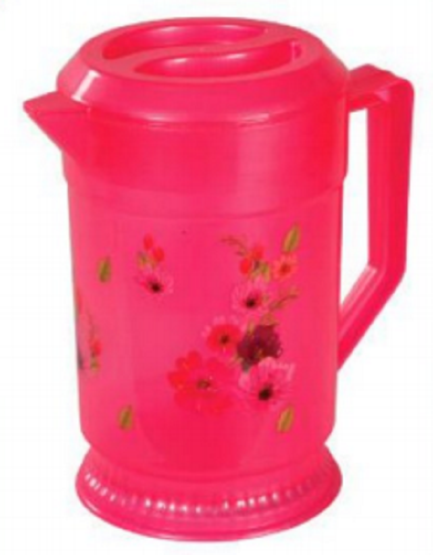Premium Jug Printed 1 Ltr (Pink)-TEL