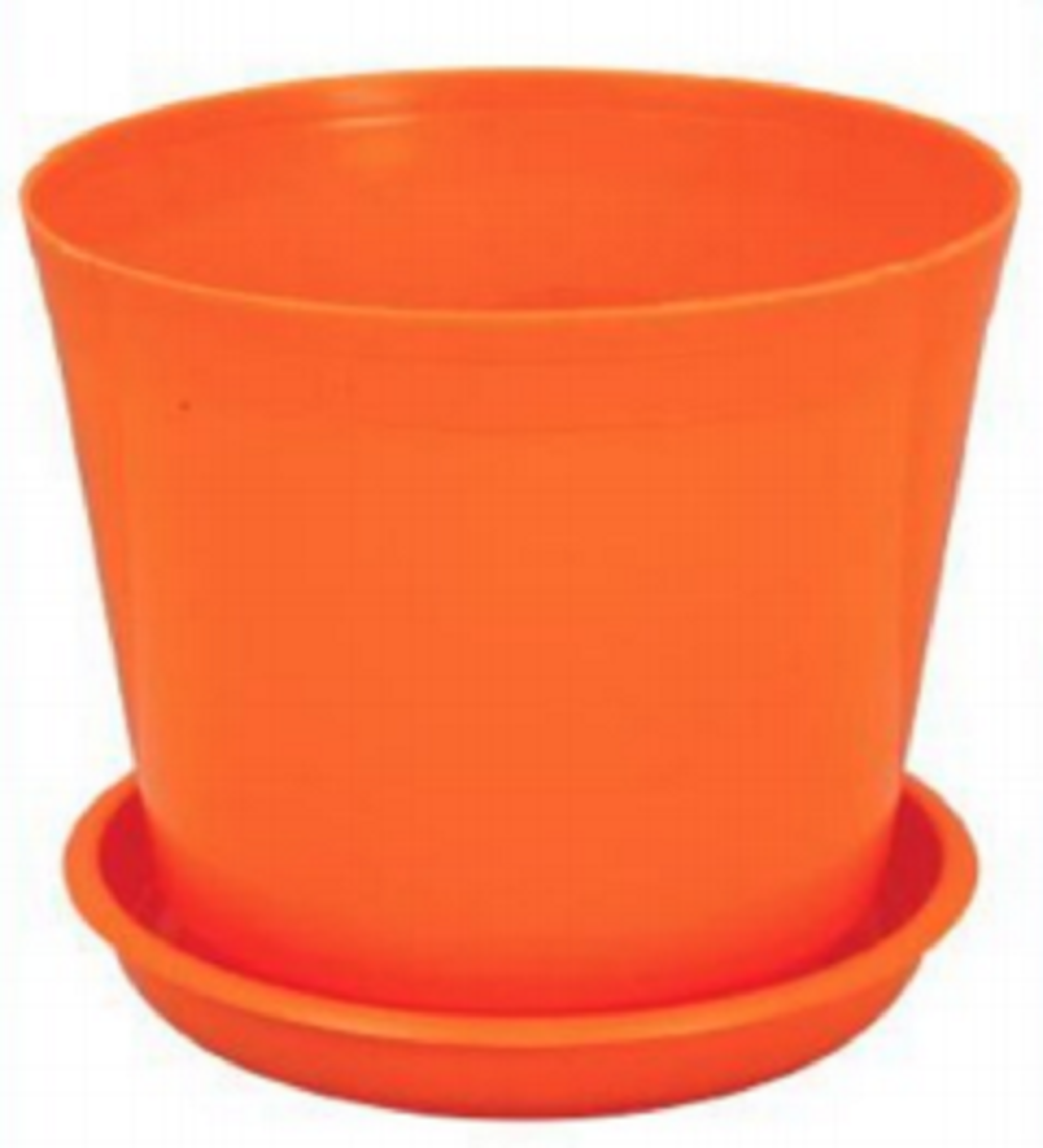 Flower Tub with Tray 9"-SW (22CM)-TEL