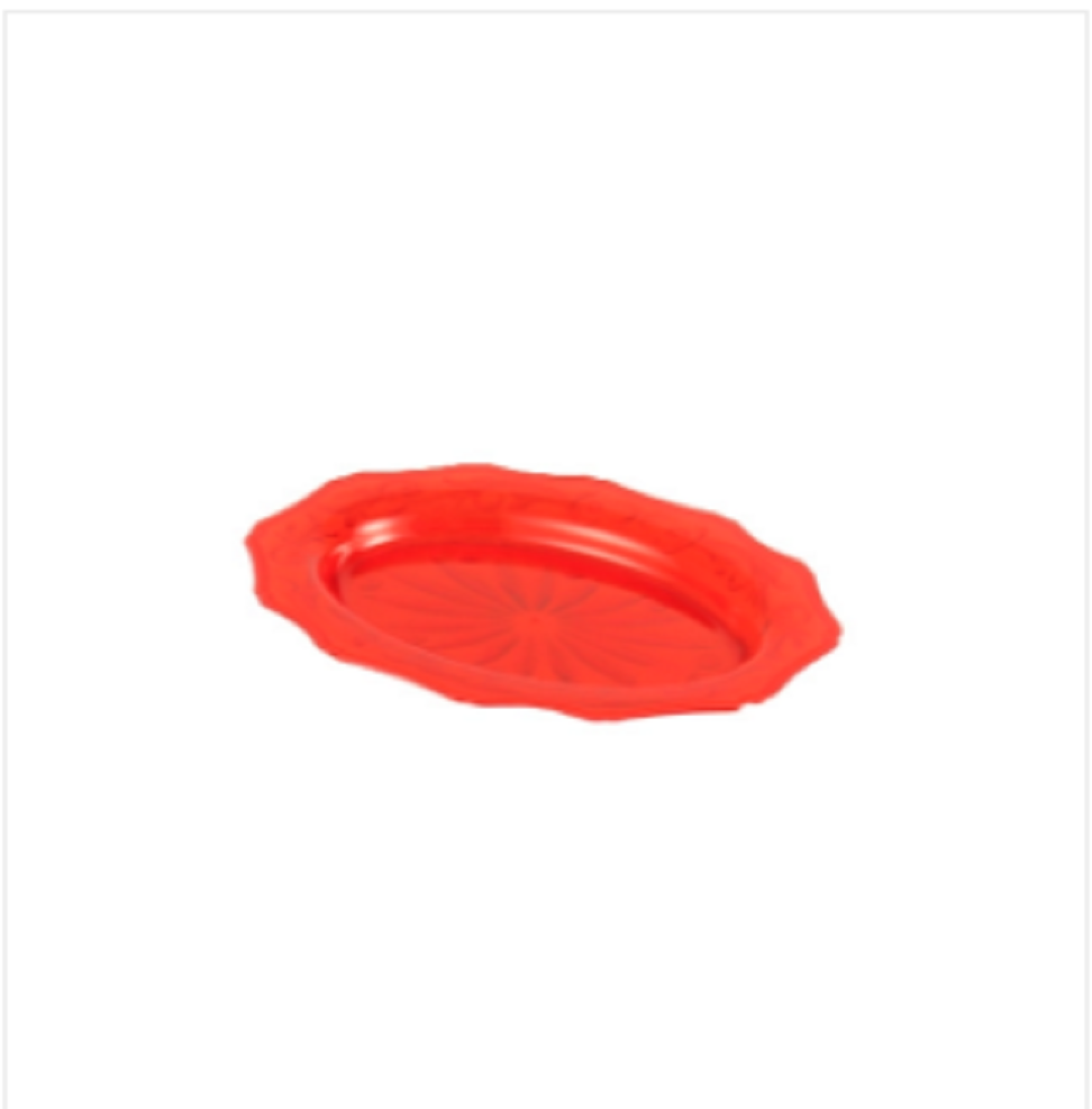 Beauty Rice Tray Trans Red TEL