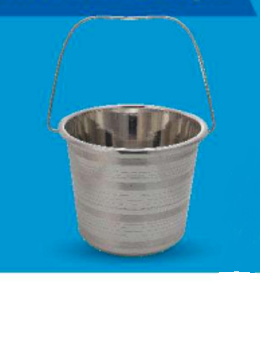 PB SS Bucket with Design- 33 CM