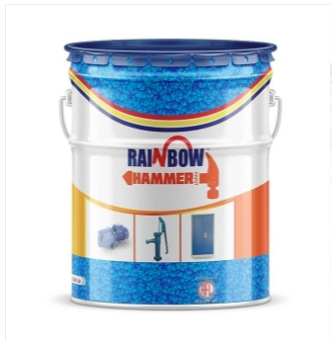 Rainbow Hammer Paint- 3.64 Ltr Silver