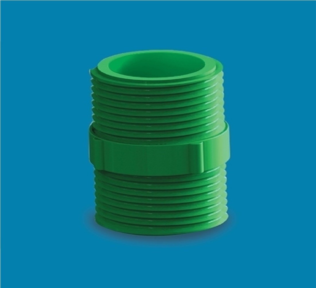 UPVC Thead Nipple 2" Green AAAH Code 0423