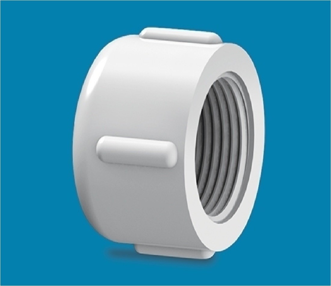 UPVC Thread End Cap 1.5" AAAH Code 0456