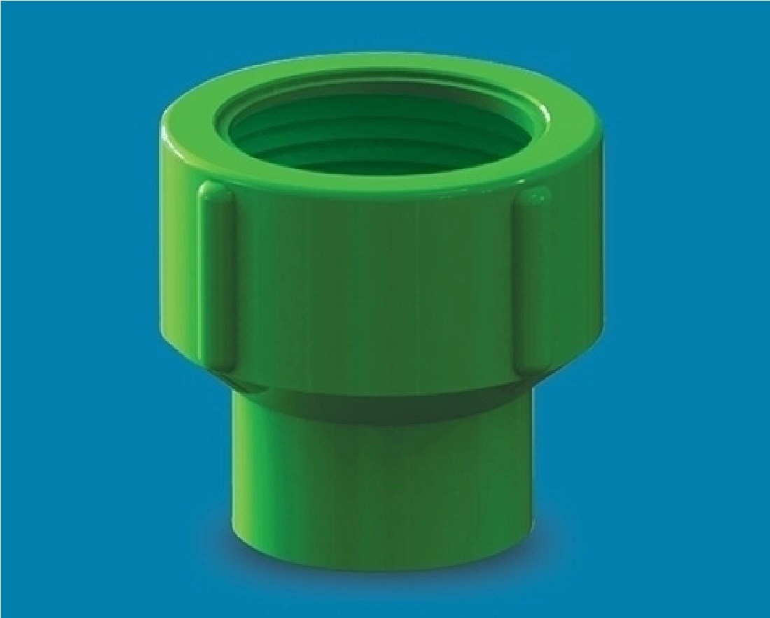 RFL UPVC Thread R-Socket 2''X 1/2'' Green