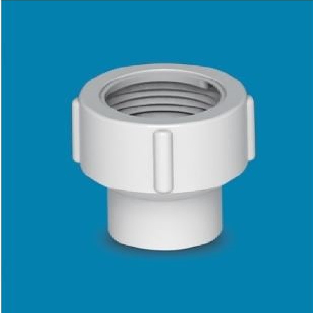 UPVC Thread Reduce Socket 2''X 1/2'' White AAAH Code 0463