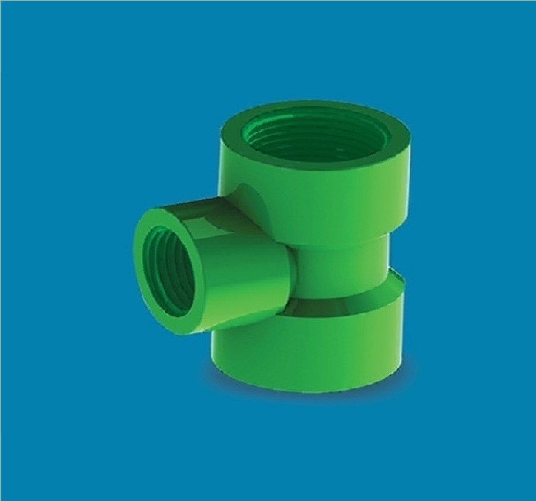 RFL UPVC Thread Tee 1.25" Green