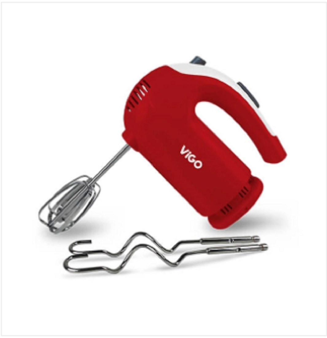 ViGO Electric Hand Mixer-HM 002 ( 2 Hooks And 2 Beaters)