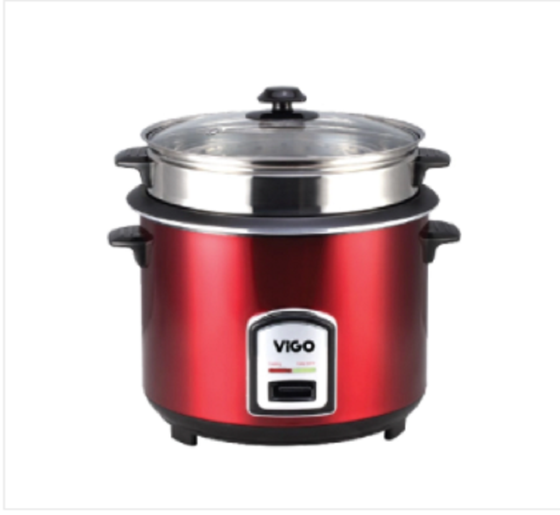 Vigo Rice Cooker 1.8 L Red Two Pot