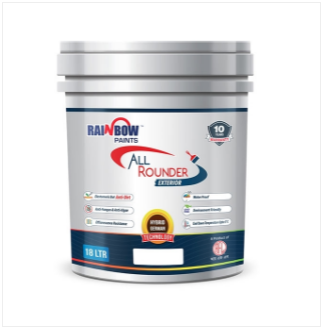 Rainbow All Round Exterior Emulsion Paint White 18 Liter